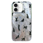 Rounded Edge IMD Pattern TPU Phone Case, For iPhone 16 Pro Max, For iPhone 16 Pro, For iPhone 16