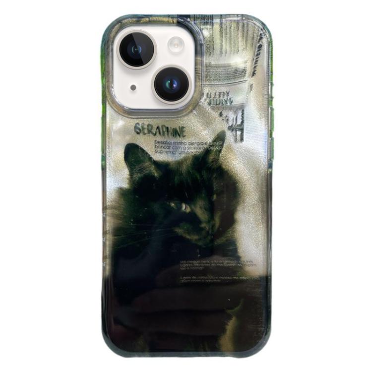 Rounded Edge IMD Pattern TPU Phone Case, For iPhone 14, For iPhone 14 Pro, For iPhone 14 Pro Max