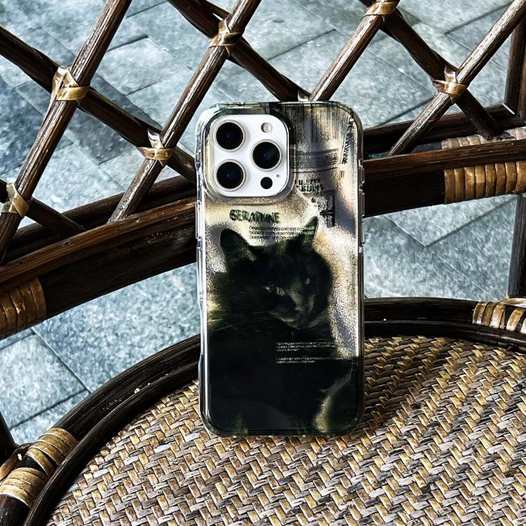 Rounded Edge IMD Pattern TPU Phone Case, For iPhone 14, For iPhone 14 Pro, For iPhone 14 Pro Max