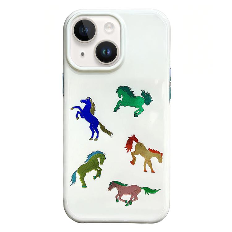 Rounded Edge IMD Pattern TPU Phone Case, For iPhone 14, For iPhone 14 Pro, For iPhone 14 Pro Max