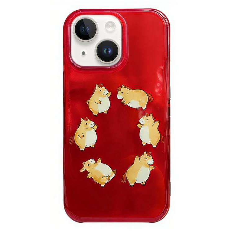 Rounded Edge IMD Pattern TPU Phone Case, For iPhone 14, For iPhone 14 Pro, For iPhone 14 Pro Max
