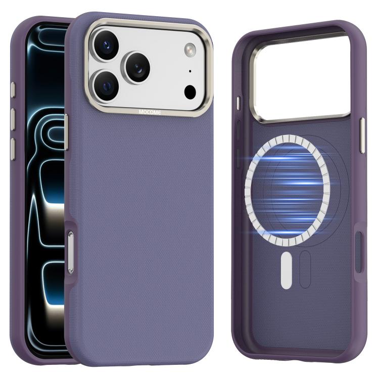 Mocome Plain Magnetic Shockproof Phone Case, For iPhone 18 Pro / 17 Pro, For iPhone 18 Pro Max / 17 Pro Max