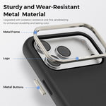 Mocome Plain Magnetic Shockproof Phone Case, For iPhone 18 Pro / 17 Pro, For iPhone 18 Pro Max / 17 Pro Max