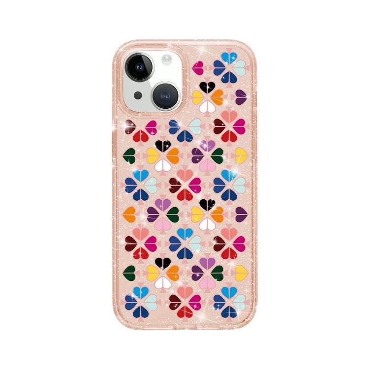 Glittering Crystal Red Heart Pattern Phone Case, For iPhone 15, For iPhone 14 Plus, For iPhone 14, For iPhone 14 Pro, For iPhone 14 Pro Max, For iPhone 13 Pro Max, For iPhone 13 Pro, For iPhone 13