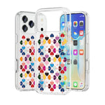 Transparent Crystal Red Heart Pattern Phone Case, For iPhone 17 Pro Max, For iPhone 17 Pro