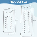 Adjustable Clear Acrylic Furniture Anti-Slip Protective Gasket Wall Spacers, Single Set/Pack, Two Set/Pack