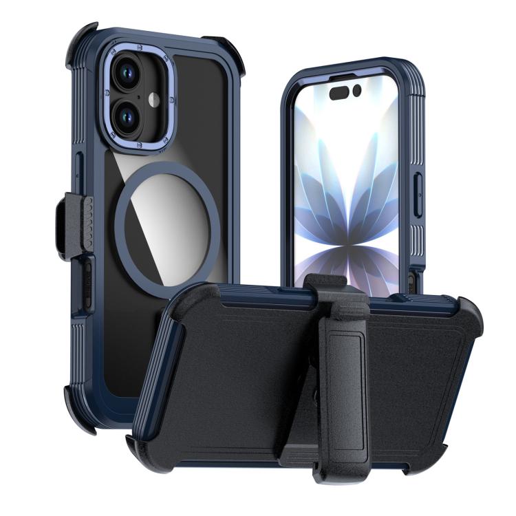 Acrylic Full Coverage Magnetic Phone Case with Back Clip, For iPhone 17 Pro Max, For iPhone 17 Pro, For iPhone 17, For iPhone Air, For iPhone 16 Pro Max, For iPhone 16 Pro