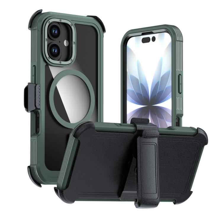 Acrylic Full Coverage Magnetic Phone Case with Back Clip, For iPhone 17 Pro Max, For iPhone 17 Pro, For iPhone 17, For iPhone Air, For iPhone 16 Pro Max, For iPhone 16 Pro