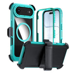 Acrylic Full Coverage Magnetic Phone Case with Back Clip, For iPhone 17 Pro Max, For iPhone 17 Pro, For iPhone 17, For iPhone Air, For iPhone 16 Pro Max, For iPhone 16 Pro