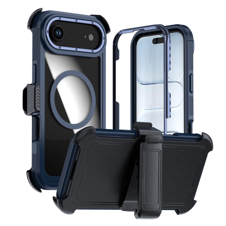 Acrylic Full Coverage Magnetic Phone Case with Back Clip, For iPhone 17 Pro Max, For iPhone 17 Pro, For iPhone 17, For iPhone Air, For iPhone 16 Pro Max, For iPhone 16 Pro