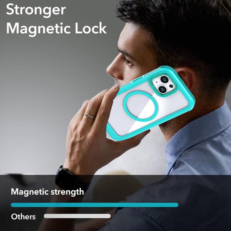 Acrylic Full Coverage Magnetic Phone Case with Back Clip, For iPhone 14 / 13, For iPhone 14 Pro, For iPhone 14 Pro Max, For iPhone 13 Pro Max, For iPhone 13 Pro, For iPhone 12 / 12 Pro