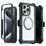 Acrylic Full Coverage Magnetic Phone Case with Back Clip, For iPhone 14 / 13, For iPhone 14 Pro, For iPhone 14 Pro Max, For iPhone 13 Pro Max, For iPhone 13 Pro, For iPhone 12 / 12 Pro
