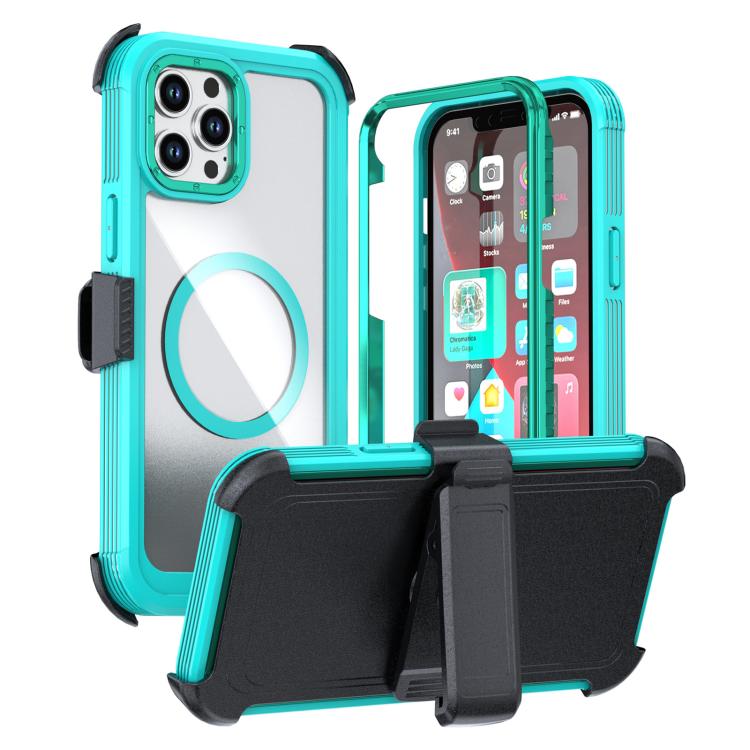 Acrylic Full Coverage Magnetic Phone Case with Back Clip, For iPhone 14 / 13, For iPhone 14 Pro, For iPhone 14 Pro Max, For iPhone 13 Pro Max, For iPhone 13 Pro, For iPhone 12 / 12 Pro