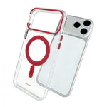 CICI-CITY Self-Healing Transparent IMD Magnetic Phone Case, For iPhone 17 Pro Max, For iPhone 17 Pro