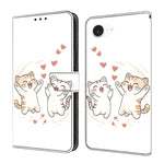 Crystal-Like Painted Vegan Leather Phone Case, For iPhone 17e / 16e, For iPhone 17 Pro Max, For iPhone 17 Pro, For iPhone 17