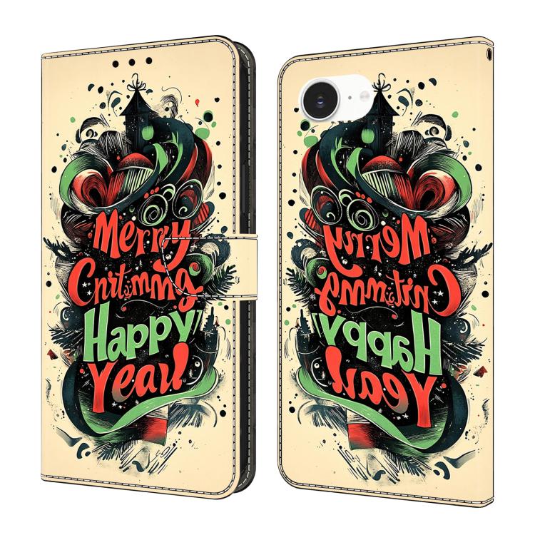 Crystal-Like Painted Vegan Leather Phone Case, For iPhone 17e / 16e, For iPhone 17 Pro Max, For iPhone 17 Pro, For iPhone 17