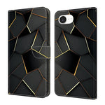 Crystal-Like Painted Vegan Leather Phone Case, For iPhone 17e / 16e, For iPhone 17 Pro Max, For iPhone 17 Pro, For iPhone 17