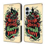 Crystal-Like Painted Vegan Leather Phone Case, For iPhone 17e / 16e, For iPhone 17 Pro Max, For iPhone 17 Pro, For iPhone 17