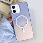 Frosted Gradient TPU Magnetic Phone Case, For iPhone 13, For iPhone 12, For iPhone 12 Pro Max, For iPhone 12 Pro, For iPhone 11 Pro Max, For iPhone 11, For iPhone 11 Pro
