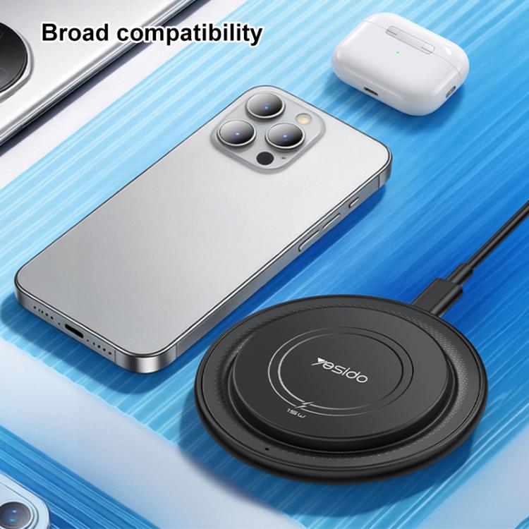 Yesido DS39 15W Desktop Pad Magnetic Wireless Charger, DS39