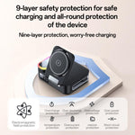 Yesido DS38 65W 8-in-1 Magnetic Wireless Charging Station with Telescopic Cord, DS38