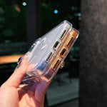 Crystal Shimmer Acrylic Magnetic Phone Case, For iPhone 18 Pro, For iPhone 18 Pro Max, For iPhone 17 Pro Max, For iPhone 17 Pro