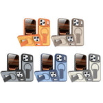 Skin Feel Invisible Kickstand MagSafe Phone Case, For iPhone 16e / 17e, For iPhone 17 Pro Max, For iPhone 17 Pro, For iPhone 17, For iPhone Air