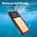 RedPepper V Series IP68 Waterproof Magnetic Phone Case, For iPhone 17 Pro, For iPhone 17