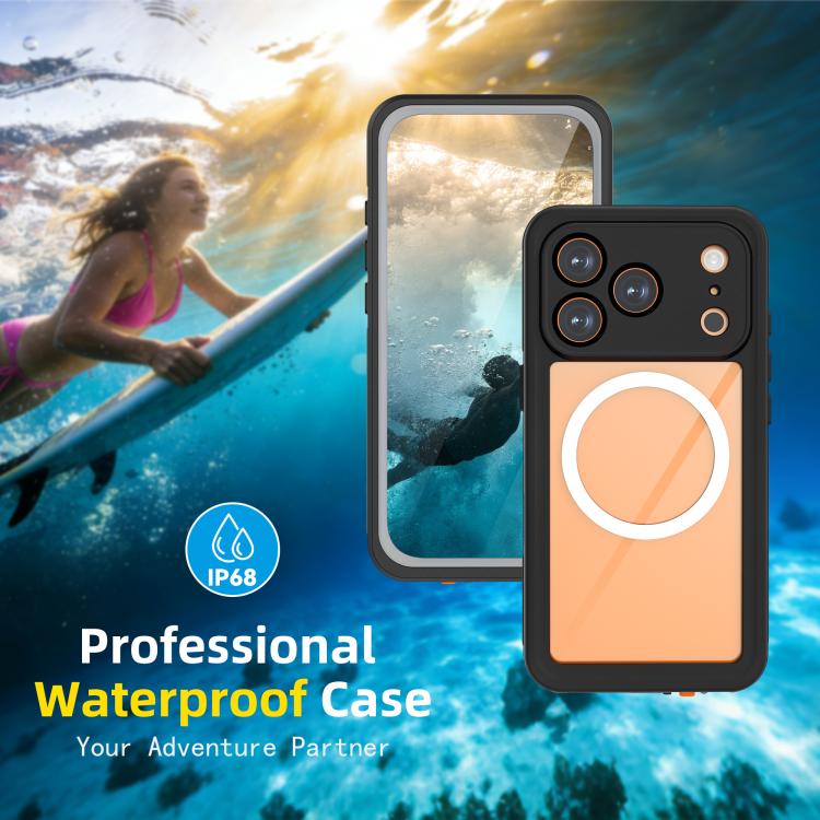 RedPepper V Series IP68 Waterproof Magnetic Phone Case, For iPhone 17 Pro, For iPhone 17