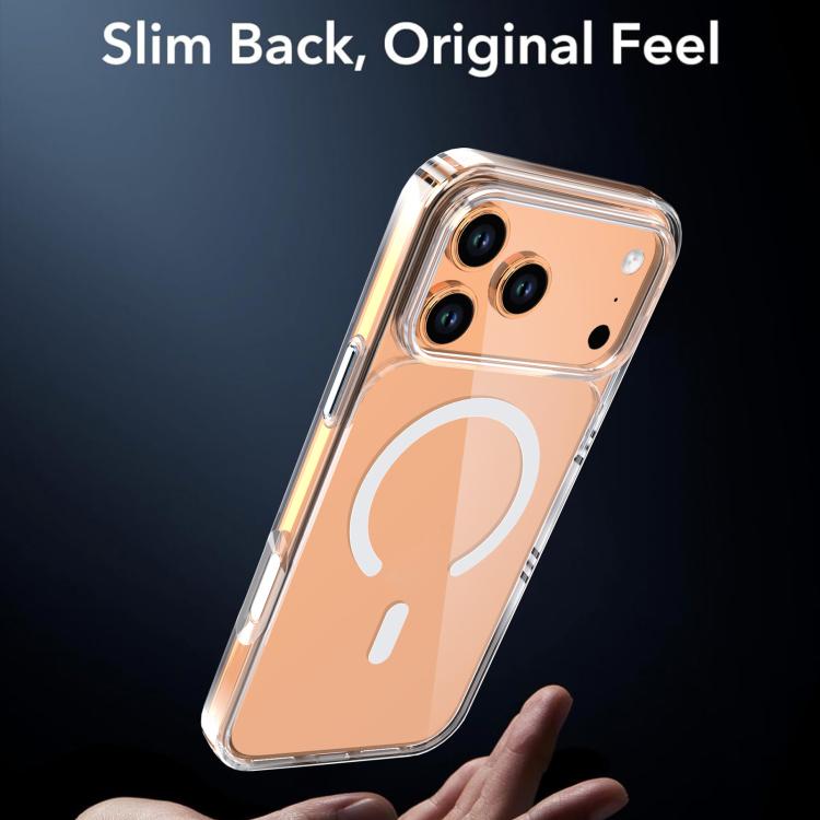 Crystal Transparent Magnetic Phone Case, For iPhone 17 Pro Max, For iPhone 17 Pro