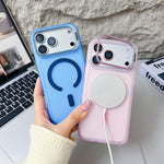 Vitality Eagle Eye Lens Kickstand Magnetic Phone Case, For iPhone 17 Pro Max, For iPhone 17 Pro