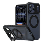 Alpha-style Rotating Bracket Magnetic Phone Case, For iPhone 17 Pro Max, For iPhone 17 Pro