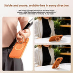 Alpha-style Rotating Bracket Magnetic Phone Case, For iPhone 17 Pro Max, For iPhone 17 Pro