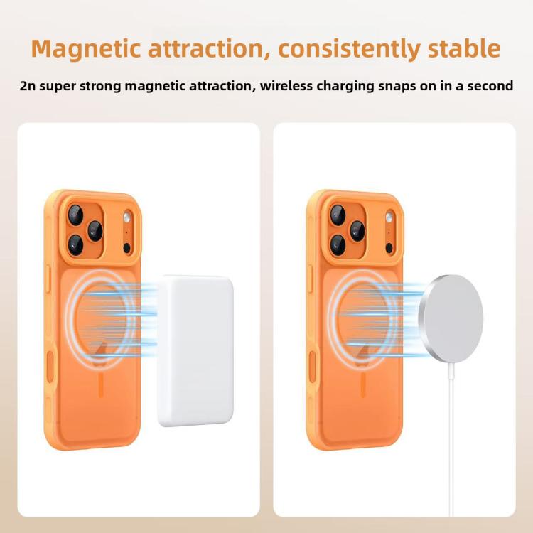 Alpha-style Skin-Feel Magnetic Phone Case, For iPhone 17 Pro Max, For iPhone 17 Pro