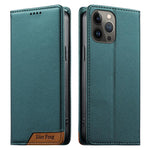 Dierfeng Splicing Strong Magnetic RFID Vegan Leather Phone Case, For iPhone 14 Pro Max, For iPhone SE 2022 / SE 2020 / 8 / 7, For iPhone 13 Pro Max, For iPhone 13 Pro, For iPhone 13 mini, For iPhone 12 / 12 Pro, For iPhone 12 Pro Max, For iPhone 12 mini