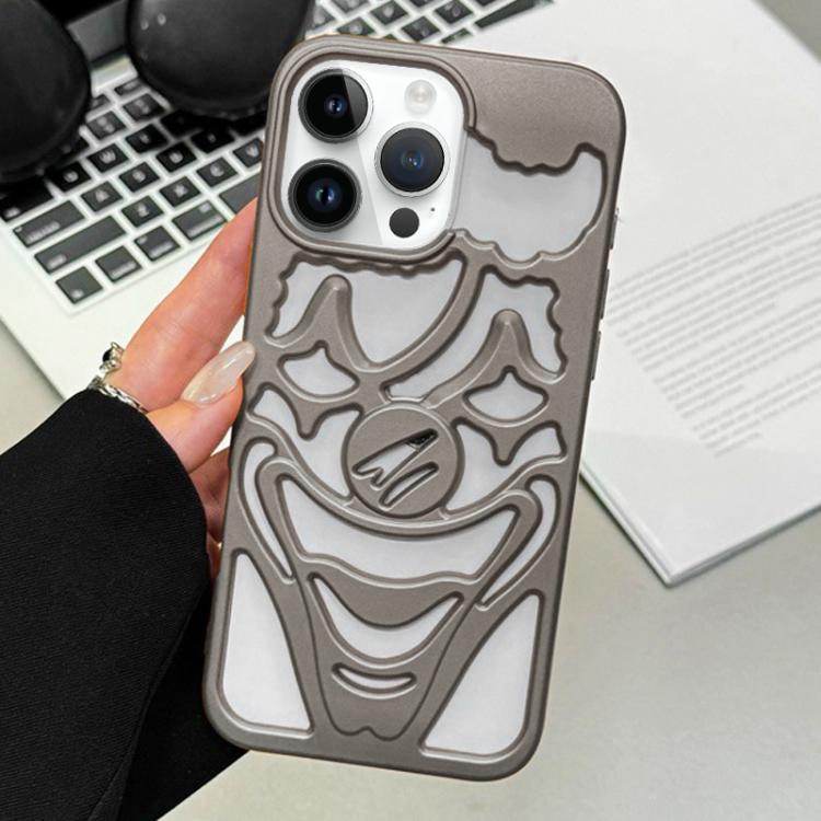 Oil Spraying Hollow Out Clown Heat Dissipation TPU Phone Case, For iPhone 13 Pro Max, For iPhone 13 Pro, For iPhone 13