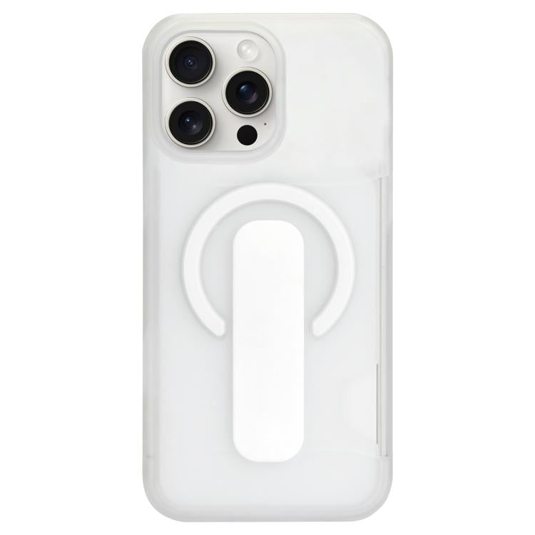 Translucent Holder Card Slot Magnetic Phone Case, For iPhone 17 Pro Max, For iPhone 17 Pro, For iPhone 17, For iPhone Air, For iPhone 16 Pro Max, For iPhone 16 Pro, For iPhone 16, For iPhone 15 Pro Max