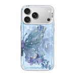 Butterfly Pattern Silver Plating PC Hybrid TPU Phone Case, For iPhone 17e / 16e, For iPhone 17 Pro Max, For iPhone 17 Pro, For iPhone 17, For iPhone Air, For iPhone 16 Pro Max