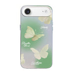 Butterfly Pattern Silver Plating PC Hybrid TPU Phone Case, For iPhone 17e / 16e, For iPhone 17 Pro Max, For iPhone 17 Pro, For iPhone 17, For iPhone Air, For iPhone 16 Pro Max