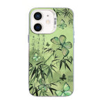 Butterfly Pattern Silver Plating PC Hybrid TPU Phone Case, For iPhone 12 mini, For iPhone 11 Pro Max, For iPhone 11, For iPhone 11 Pro, For iPhone XS / X, For iPhone XR