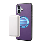 Denior A08 PU Vegan Leather Calfskin Texture Magnetic Phone Case, For iPhone 17 Pro Max, For iPhone 17 Pro, For iPhone 17, For iPhone Air