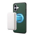 Denior A08 PU Vegan Leather Calfskin Texture Magnetic Phone Case, For iPhone 17 Pro Max, For iPhone 17 Pro, For iPhone 17, For iPhone Air