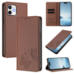 Strong Magnetic Dual Butterfly RFID Vegan Leather Phone Case, For iPhone 12 Pro Max, For iPhone 11 Pro Max, For iPhone 11, For iPhone 11 Pro