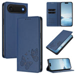 Strong Magnetic Dual Butterfly RFID Vegan Leather Phone Case, For iPhone Air, For iPhone 16 Pro Max, For iPhone 16 Pro, For iPhone 16 Plus