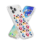 Glittering Crystal Red Heart Pattern Magnetic Phone Case, For iPhone 17 Pro Max, For iPhone 17 Pro