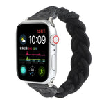 Elastic Woven Watchband For Apple Watch Series 6 & SE & 5 & 4 44mm / 3 & 2 & 1 42mm, 160mm