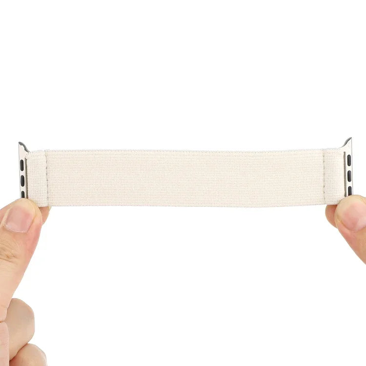 Solid color silicone replacement strap for Apple Watch, showcasing its soft and comfortable material.