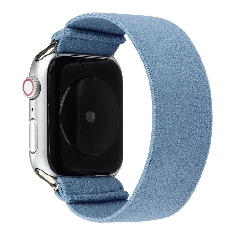 Solid Color Silicone Replacement Strap Watchband, For Apple Watch Series 7  41mm / & 6 & SE & 5 & 4 40mm, For Apple Watch Series  7  45mm / & 6 & SE & 5 & 4 44mm