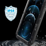 Shockproof Waterproof Silicone + Zinc Alloy Protective Case, For iPhone 12 mini, For iPhone 12 / 12 Pro, For iPhone 12 Pro Max