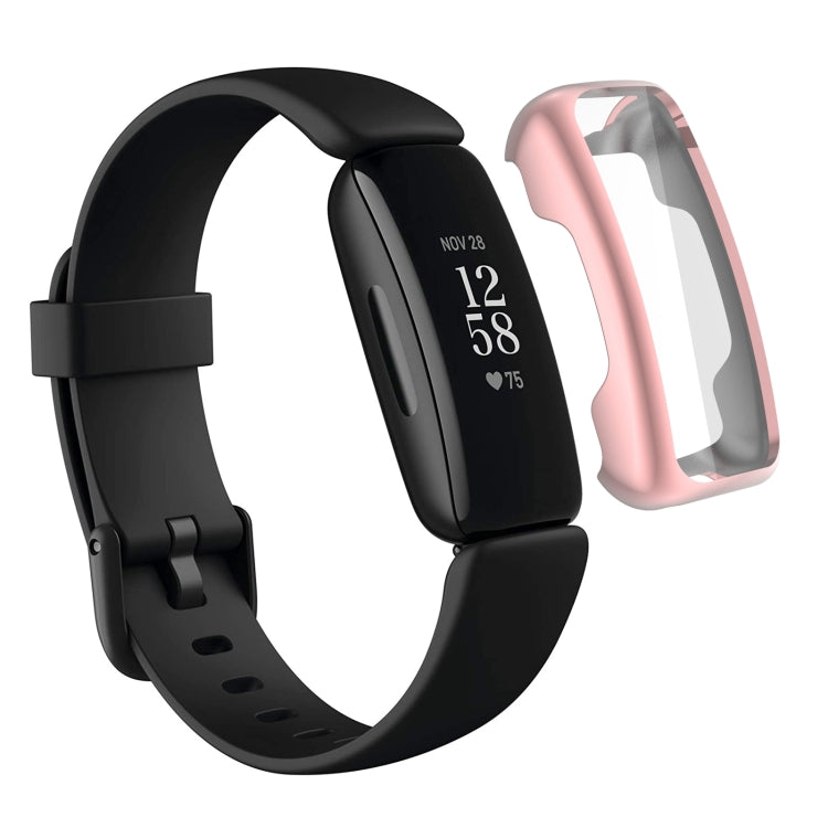 For Fitbit Inspire 2 TPU Electroplating Protective Case Cover